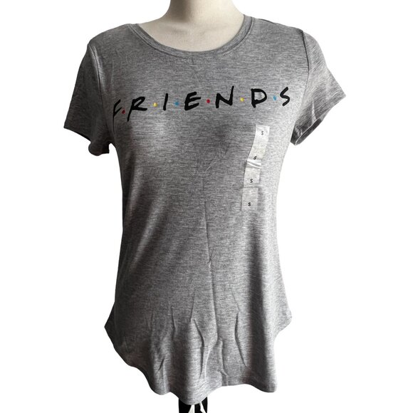 Friends Soft Crewneck Short Sleeve Graphic Baby TShirt Sz Small Womens Gray - Picture 1 of 5